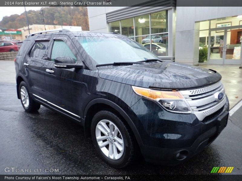 Sterling Gray / Charcoal Black 2014 Ford Explorer XLT 4WD