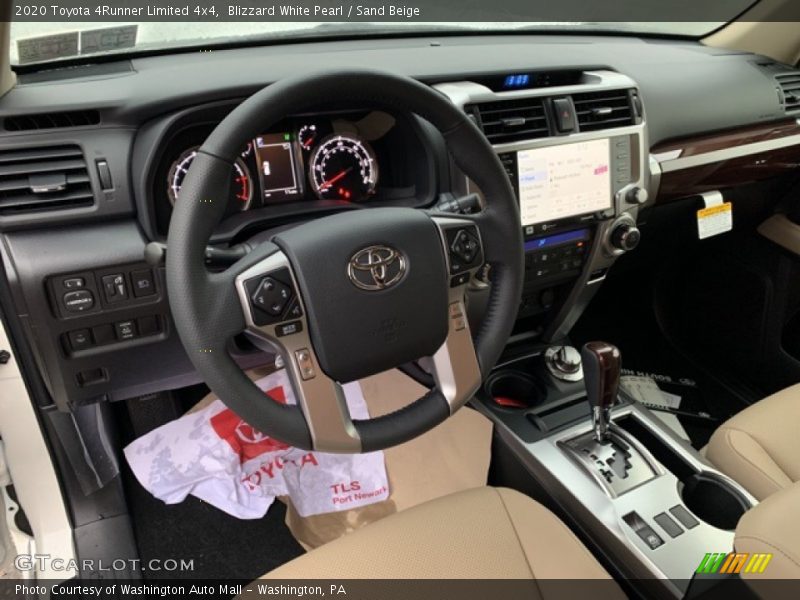 Blizzard White Pearl / Sand Beige 2020 Toyota 4Runner Limited 4x4