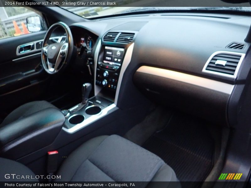 Sterling Gray / Charcoal Black 2014 Ford Explorer XLT 4WD