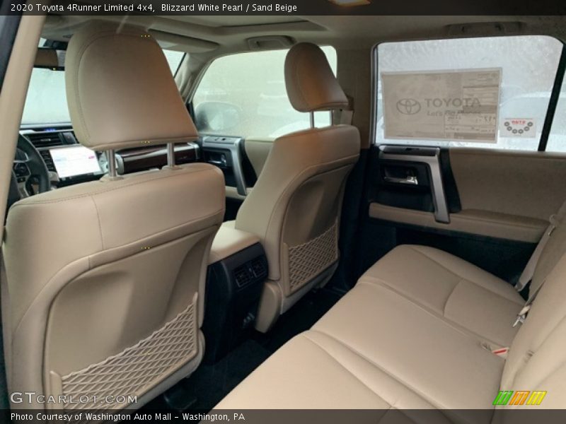 Blizzard White Pearl / Sand Beige 2020 Toyota 4Runner Limited 4x4