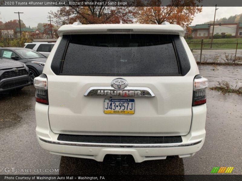 Blizzard White Pearl / Sand Beige 2020 Toyota 4Runner Limited 4x4