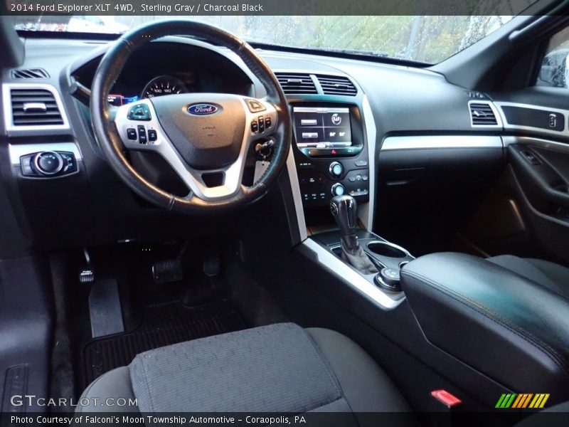 Sterling Gray / Charcoal Black 2014 Ford Explorer XLT 4WD