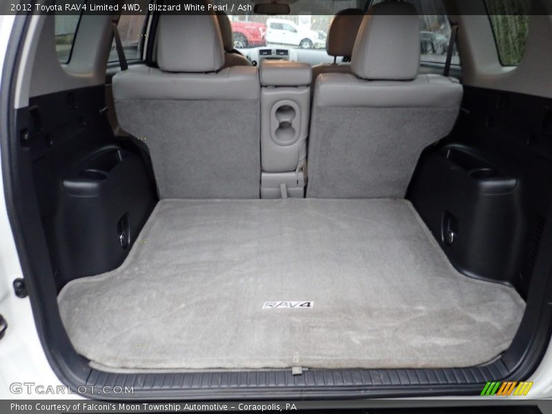 Blizzard White Pearl / Ash 2012 Toyota RAV4 Limited 4WD