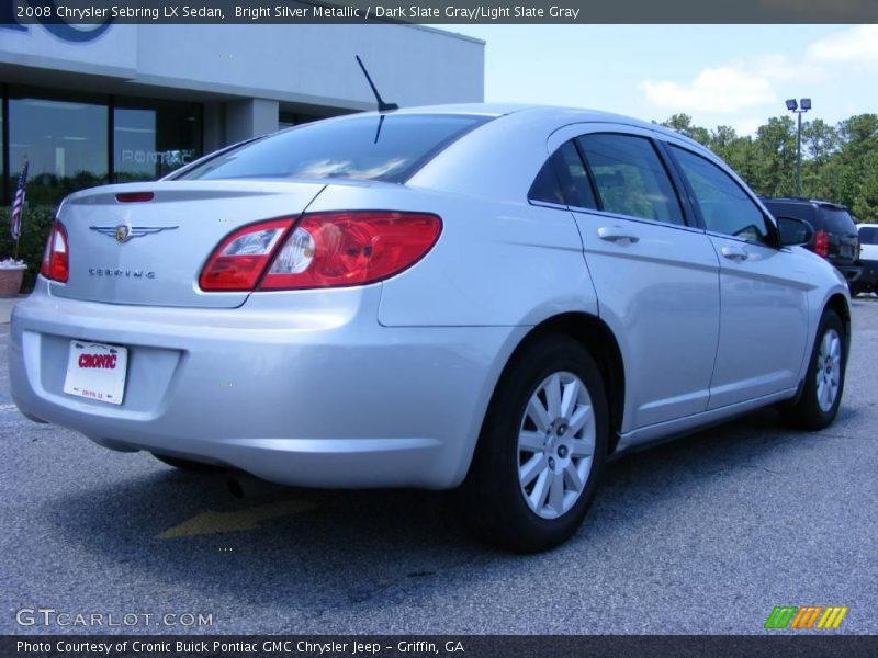 Bright Silver Metallic / Dark Slate Gray/Light Slate Gray 2008 Chrysler Sebring LX Sedan