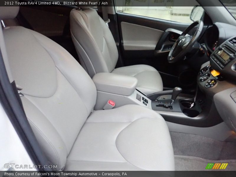 Blizzard White Pearl / Ash 2012 Toyota RAV4 Limited 4WD