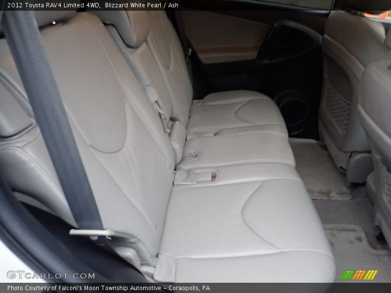 Blizzard White Pearl / Ash 2012 Toyota RAV4 Limited 4WD