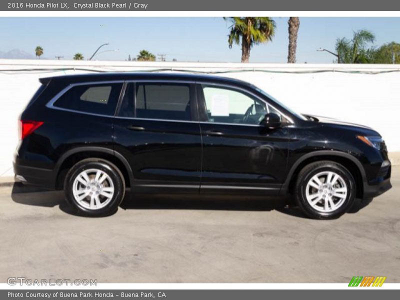 Crystal Black Pearl / Gray 2016 Honda Pilot LX