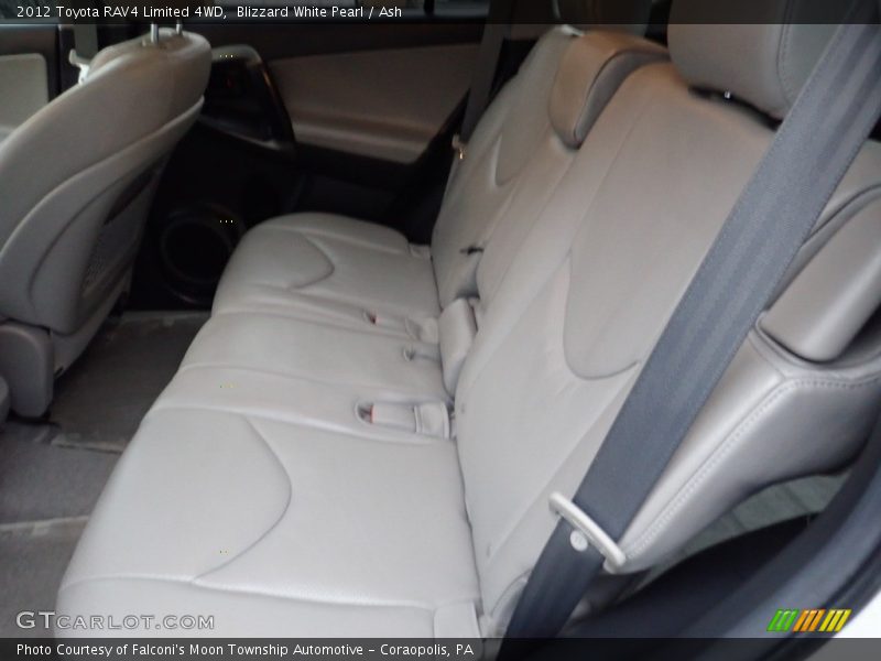 Blizzard White Pearl / Ash 2012 Toyota RAV4 Limited 4WD