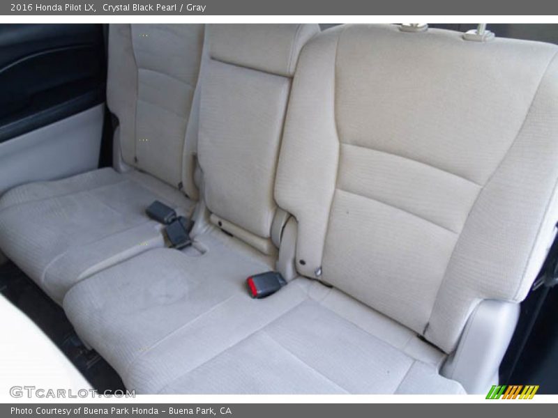 Crystal Black Pearl / Gray 2016 Honda Pilot LX