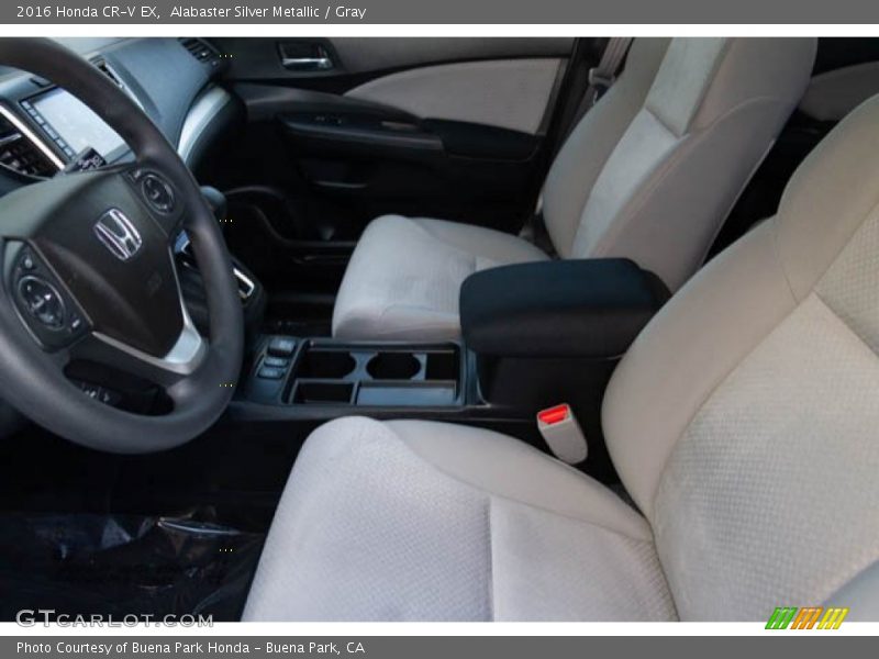 Alabaster Silver Metallic / Gray 2016 Honda CR-V EX