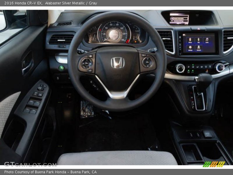 Alabaster Silver Metallic / Gray 2016 Honda CR-V EX