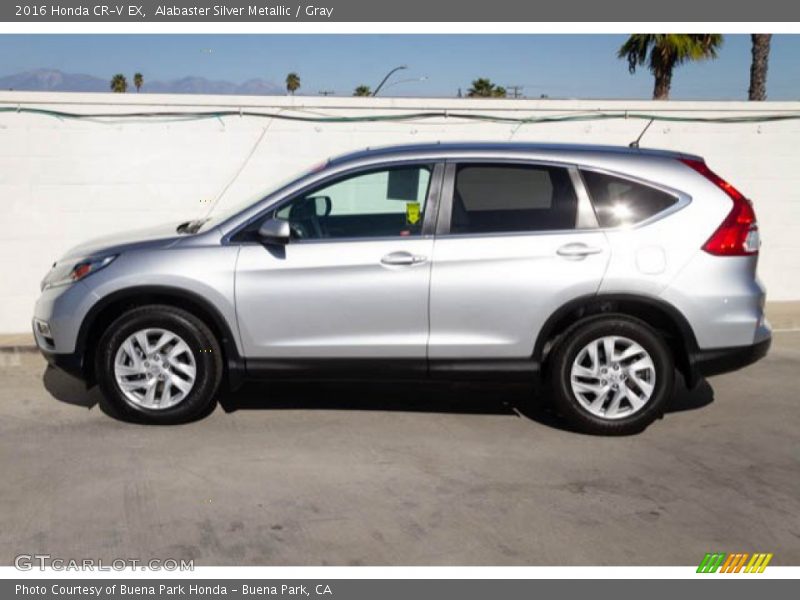 Alabaster Silver Metallic / Gray 2016 Honda CR-V EX