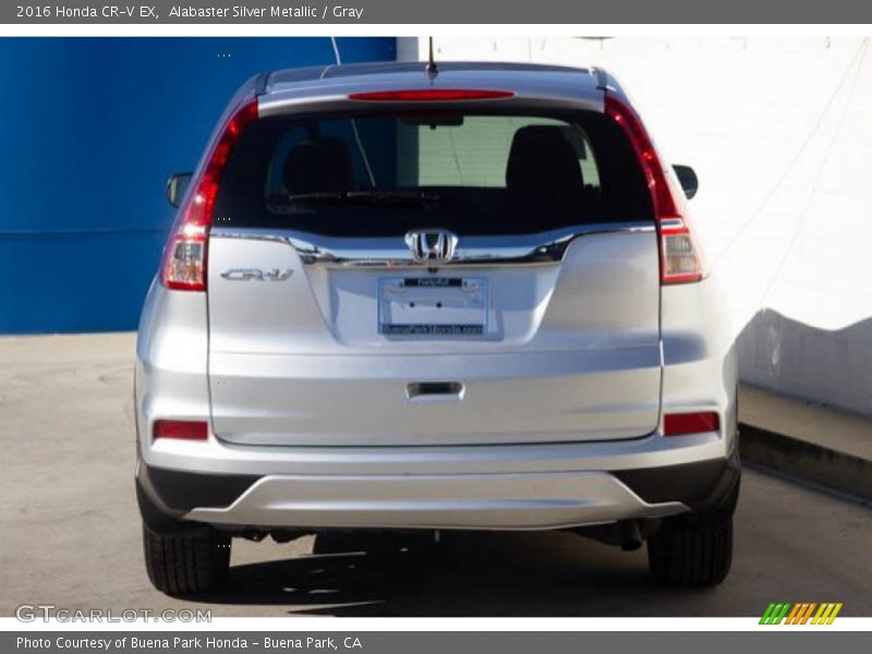 Alabaster Silver Metallic / Gray 2016 Honda CR-V EX