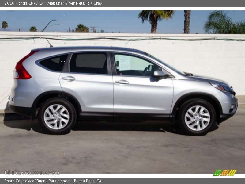 Alabaster Silver Metallic / Gray 2016 Honda CR-V EX
