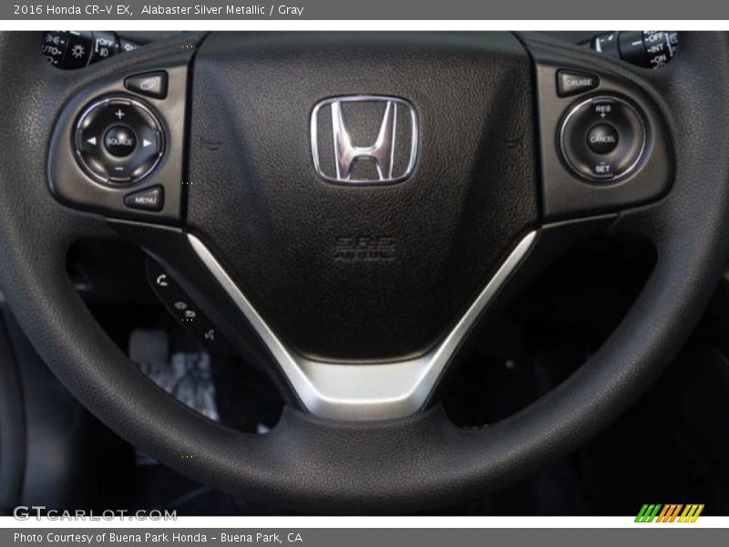 Alabaster Silver Metallic / Gray 2016 Honda CR-V EX