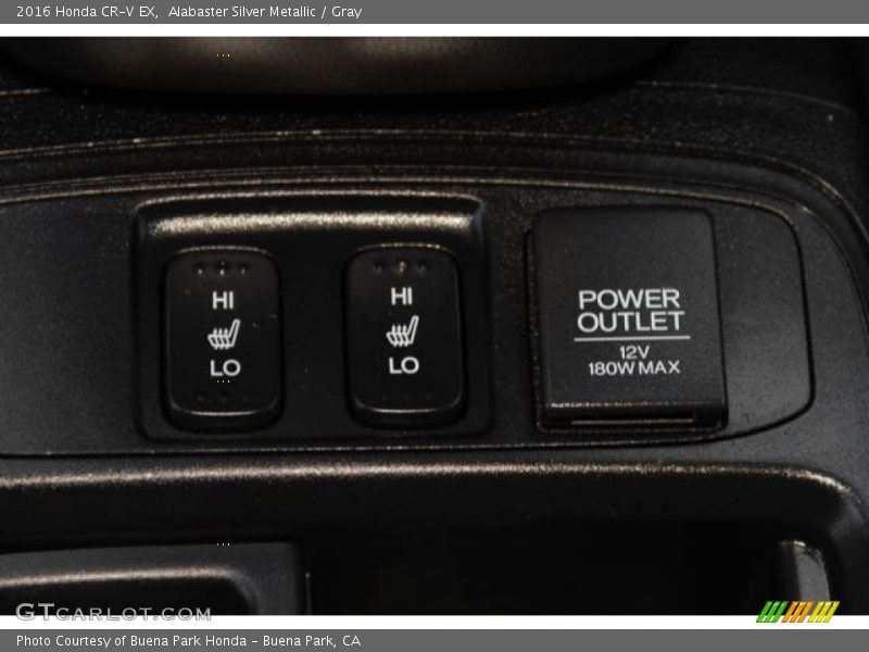 Alabaster Silver Metallic / Gray 2016 Honda CR-V EX