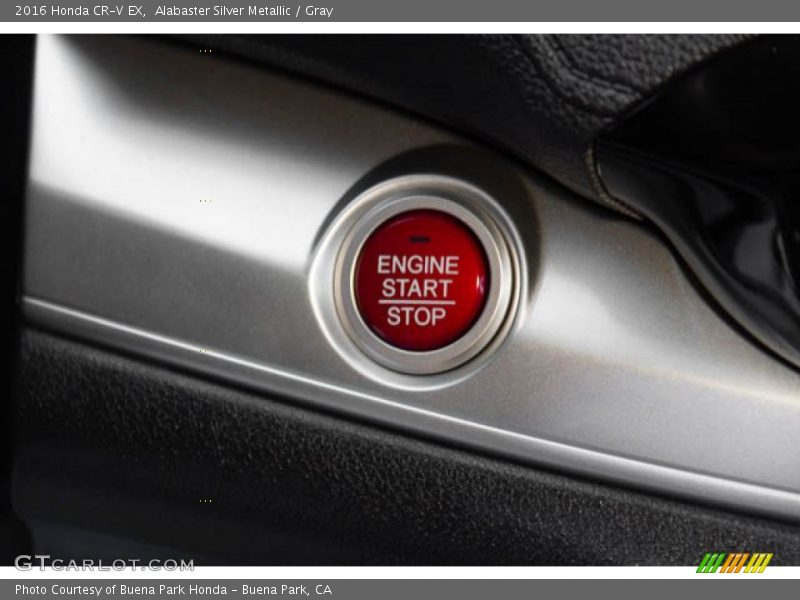 Alabaster Silver Metallic / Gray 2016 Honda CR-V EX