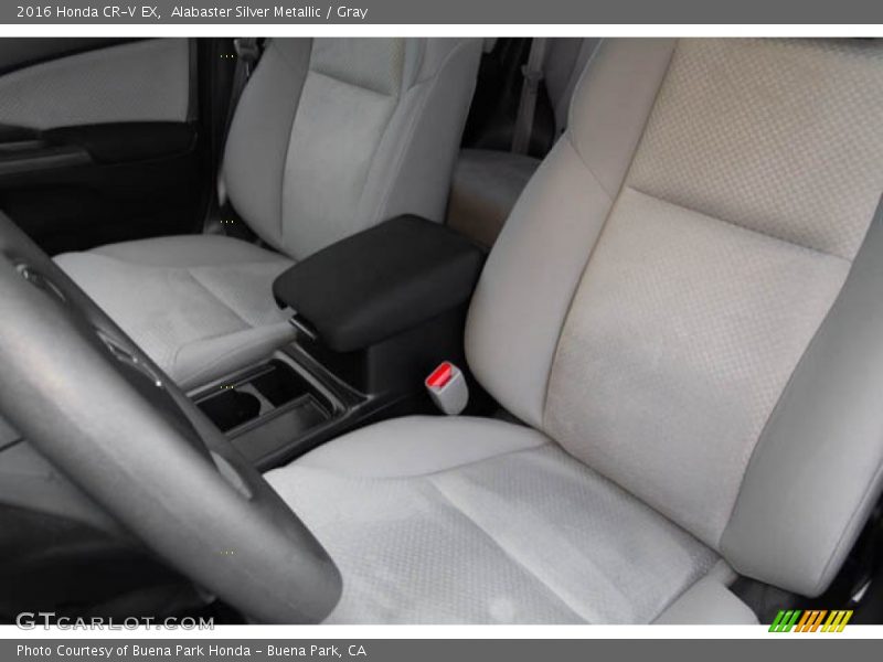 Alabaster Silver Metallic / Gray 2016 Honda CR-V EX