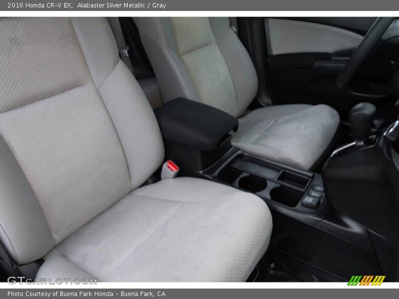 Alabaster Silver Metallic / Gray 2016 Honda CR-V EX