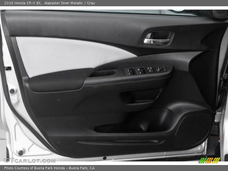 Alabaster Silver Metallic / Gray 2016 Honda CR-V EX