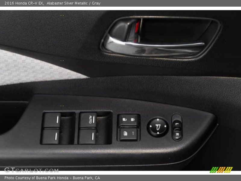 Alabaster Silver Metallic / Gray 2016 Honda CR-V EX