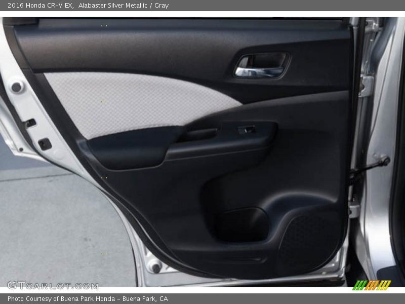 Alabaster Silver Metallic / Gray 2016 Honda CR-V EX