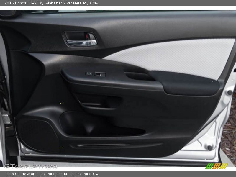 Alabaster Silver Metallic / Gray 2016 Honda CR-V EX