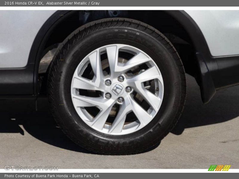 Alabaster Silver Metallic / Gray 2016 Honda CR-V EX