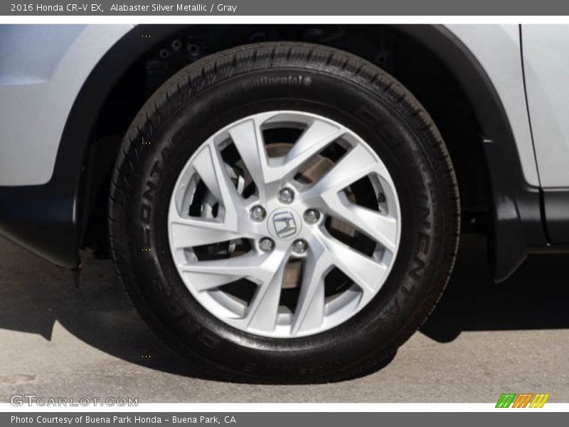 Alabaster Silver Metallic / Gray 2016 Honda CR-V EX