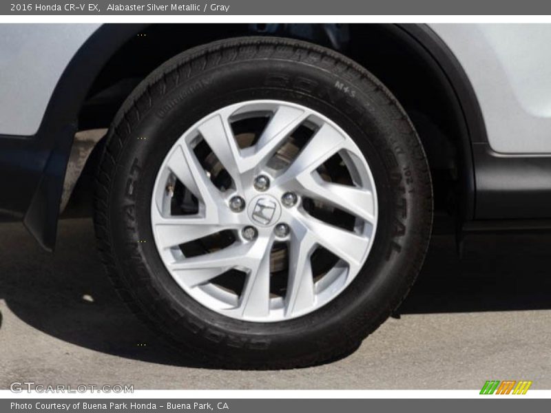 Alabaster Silver Metallic / Gray 2016 Honda CR-V EX
