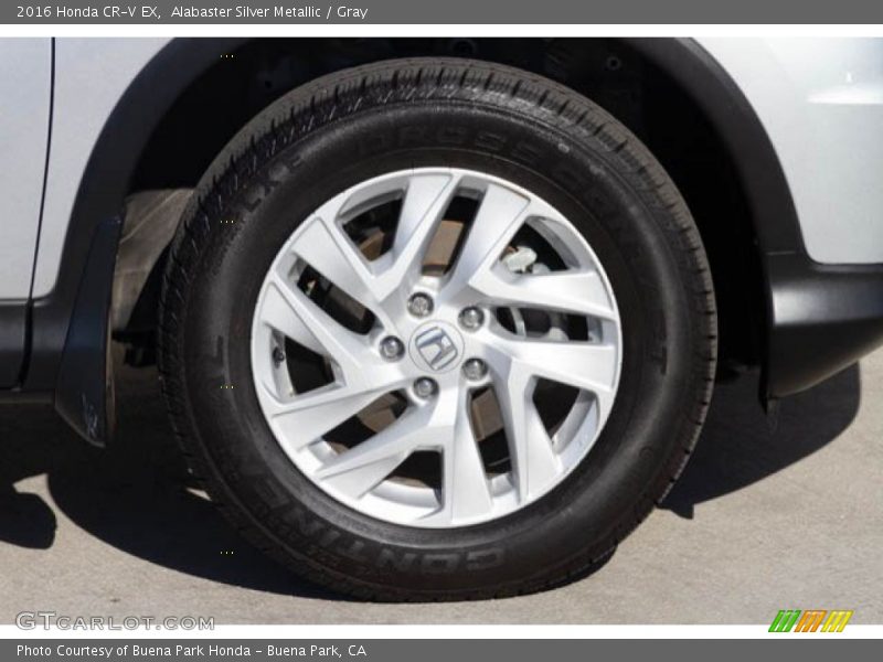 Alabaster Silver Metallic / Gray 2016 Honda CR-V EX