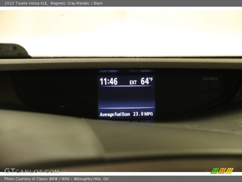 Magnetic Gray Metallic / Black 2013 Toyota Venza XLE