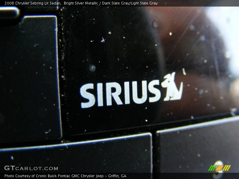 Bright Silver Metallic / Dark Slate Gray/Light Slate Gray 2008 Chrysler Sebring LX Sedan