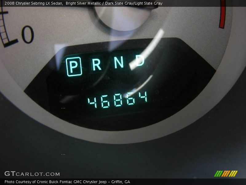 Bright Silver Metallic / Dark Slate Gray/Light Slate Gray 2008 Chrysler Sebring LX Sedan
