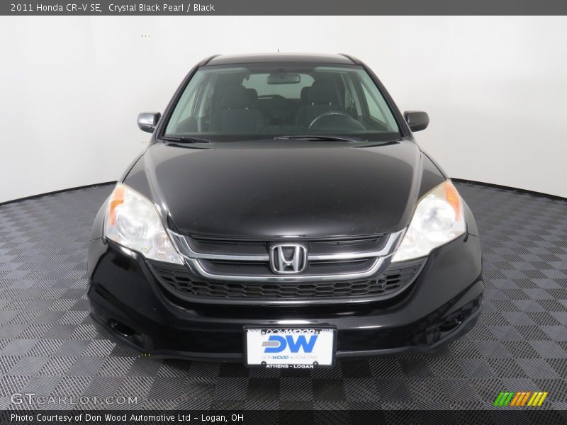 Crystal Black Pearl / Black 2011 Honda CR-V SE