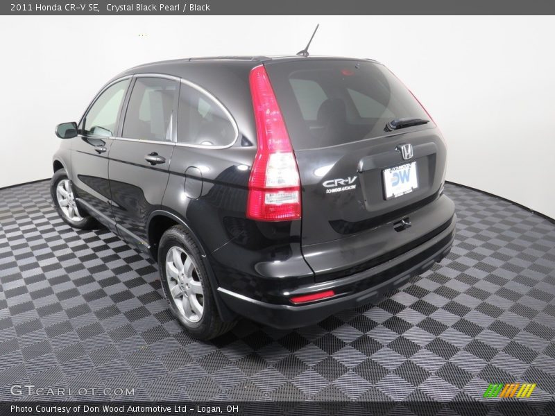 Crystal Black Pearl / Black 2011 Honda CR-V SE