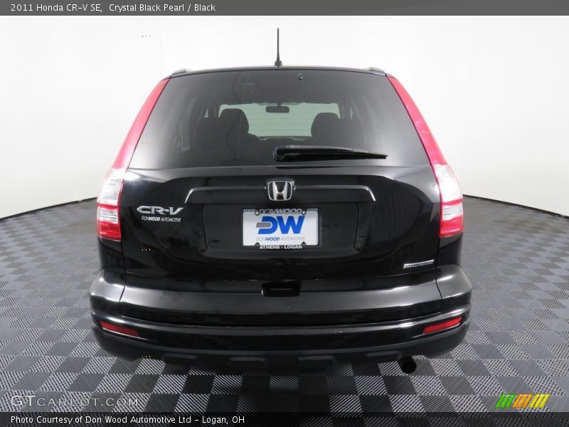 Crystal Black Pearl / Black 2011 Honda CR-V SE