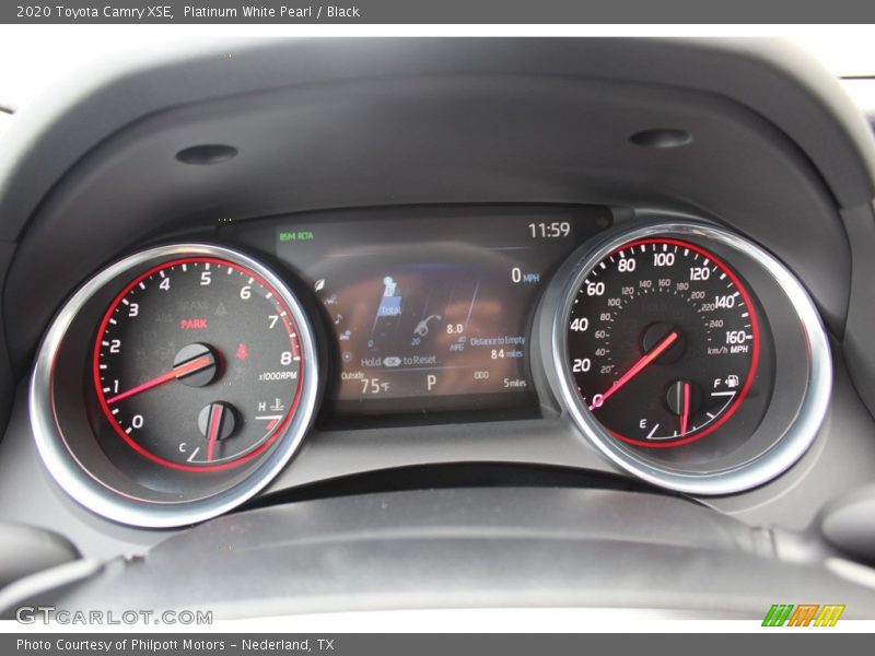 Platinum White Pearl / Black 2020 Toyota Camry XSE