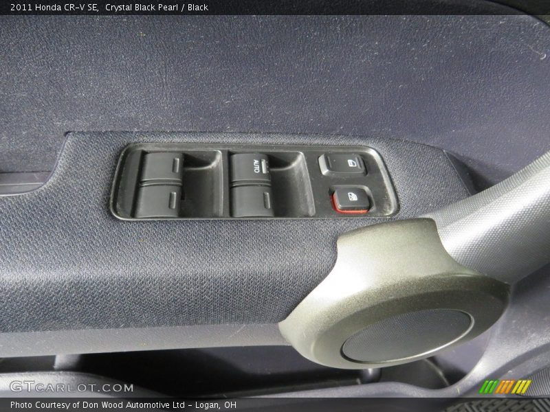 Crystal Black Pearl / Black 2011 Honda CR-V SE