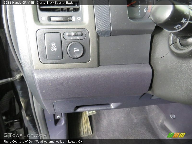 Crystal Black Pearl / Black 2011 Honda CR-V SE