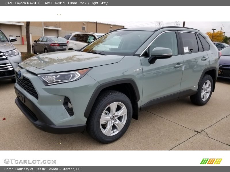 Lunar Rock / Light Gray 2020 Toyota RAV4 XLE AWD Hybrid