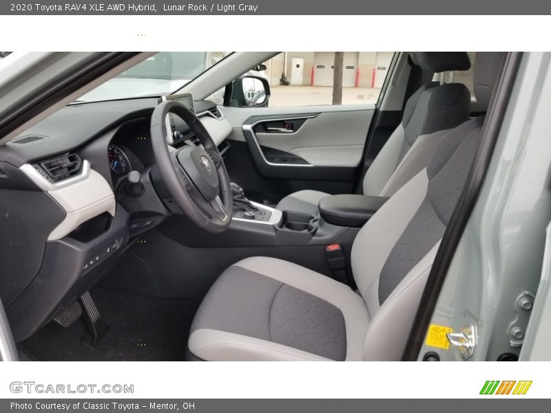 Lunar Rock / Light Gray 2020 Toyota RAV4 XLE AWD Hybrid