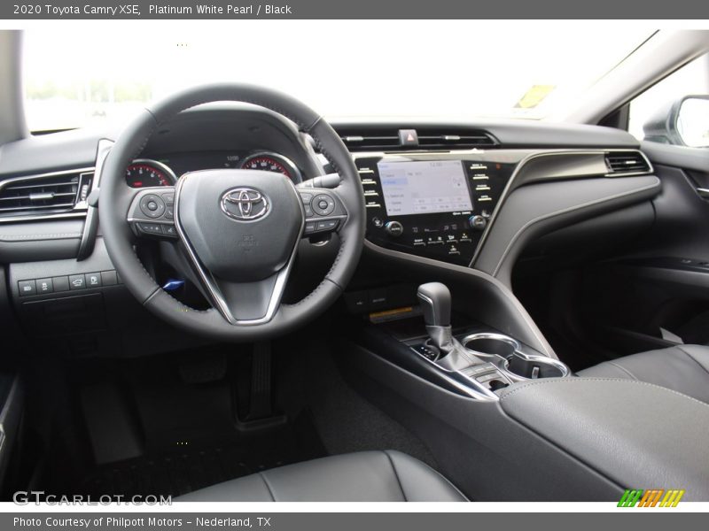 Platinum White Pearl / Black 2020 Toyota Camry XSE