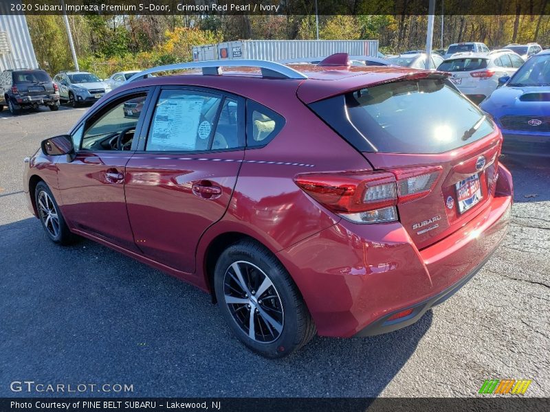 Crimson Red Pearl / Ivory 2020 Subaru Impreza Premium 5-Door
