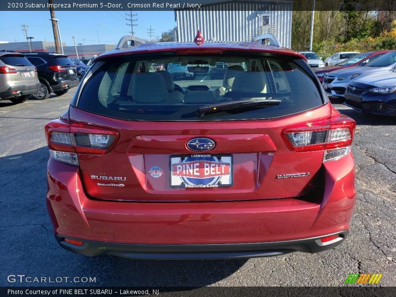Crimson Red Pearl / Ivory 2020 Subaru Impreza Premium 5-Door