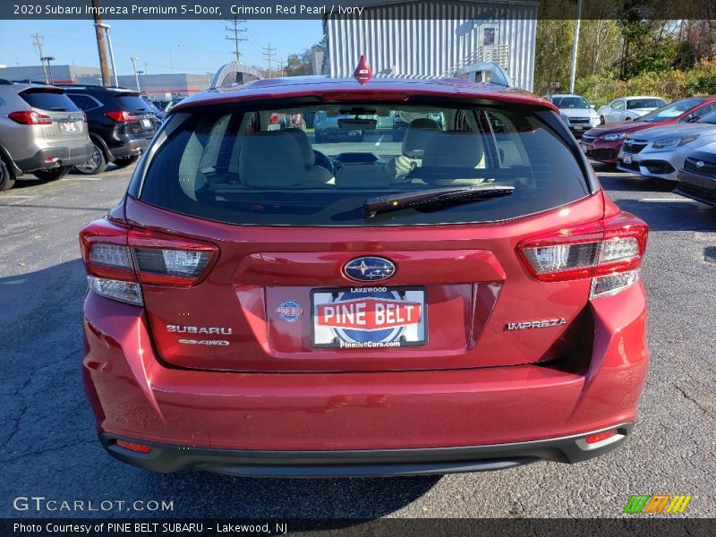 Crimson Red Pearl / Ivory 2020 Subaru Impreza Premium 5-Door