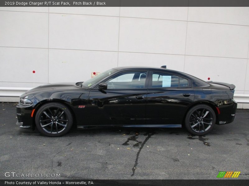 Pitch Black / Black 2019 Dodge Charger R/T Scat Pack