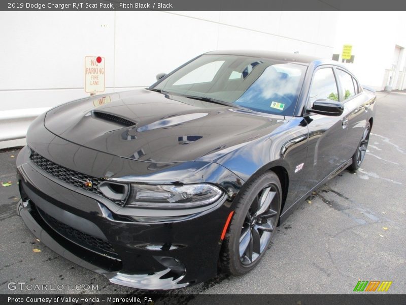 Pitch Black / Black 2019 Dodge Charger R/T Scat Pack