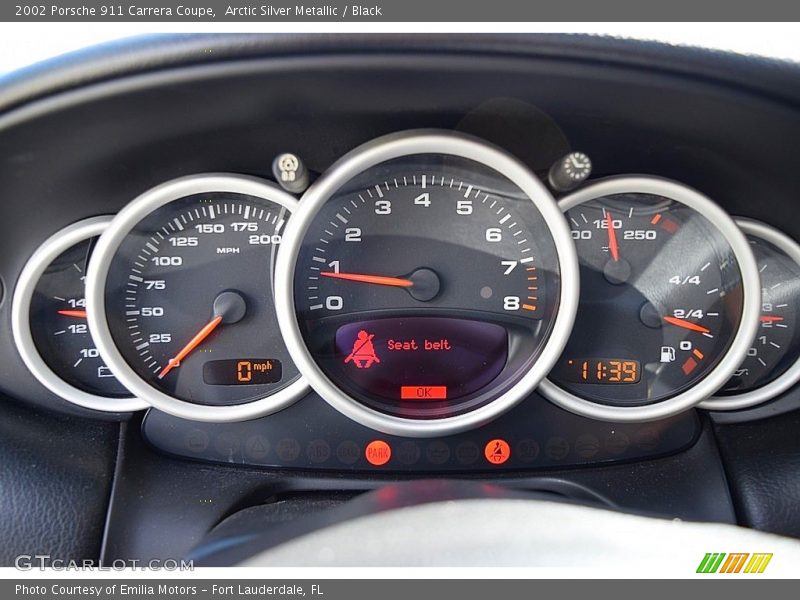  2002 911 Carrera Coupe Carrera Coupe Gauges