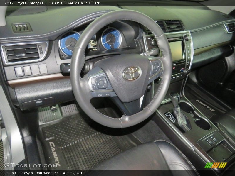 Celestial Silver Metallic / Black 2017 Toyota Camry XLE